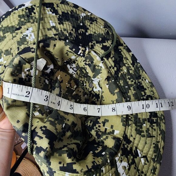 Camo Bucket Hat Cap Sun Vented - Picture 3 of 6